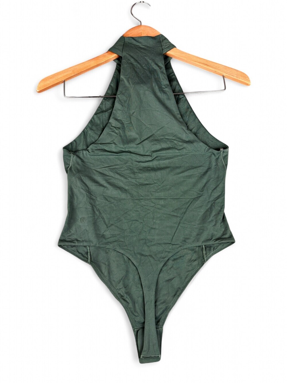 Lululemon High-Neck Racerback Bodysuit S Olive